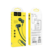Заредете изображение във визуализатора на галерията – HOCO wire earphones Jack 3,5 mm with microphone M86 army green
