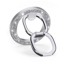 Заредете изображение във визуализатора на галерията – ESR Halolock MagSafe ring stand for the phone - silver and glitter
