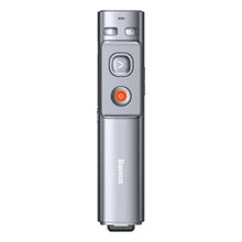 Заредете изображение във визуализатора на галерията – Baseus Orange Dot wireless laser pointer for presentations - gray (with battery)
