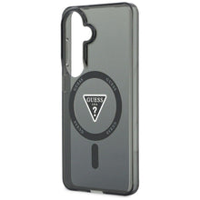 Заредете изображение във визуализатора на галерията – GUESS case for SAMSUNG S26 GUHMS26SHGTMLCGK (Magnetic IML Gradient Triangle) black
