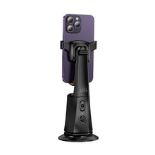 Заредете изображение във визуализатора на галерията – HOCO mobile phone holder 360 degree with auto face tracking K26 black
