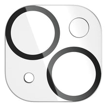 Заредете изображение във визуализатора на галерията – PanzerGlass Picture Perfect camera protection for iPhone 15 / 15 Plus - with black frame
