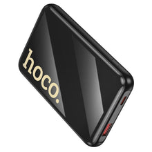 Заредете изображение във визуализатора на галерията – Powerbank Hoco 10000 mAh QC PD 22,5W with built-in cables USB C + Lightning Q37 black
