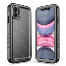 Заредете изображение във визуализатора на галерията – Tech-Protect ShellBox waterproof IP68 case for iPhone 11 - black

