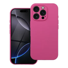 Заредете изображение във визуализатора на галерията – Case SILICONE 2mm for IPHONE 16 Pro Max compatible with MagSafe pink

