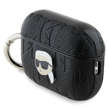 Заредете изображение във визуализатора на галерията – Karl Lagerfeld Monogram Karl Head case for AirPods Pro 2 - black
