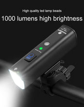 Заредете изображение във визуализатора на галерията – Rockbros V9M-1000 front bicycle light 1000lm - black
