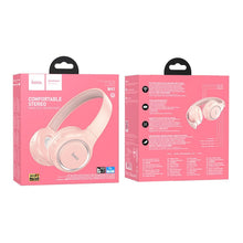 Заредете изображение във визуализатора на галерията – HOCO wireless headphones pinktooth W41 pink
