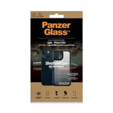 Заредете изображение във визуализатора на галерията – PanzerGlass ClearCase antibacterial Military Grade certified case for iPhone 13 mini - transparent and black
