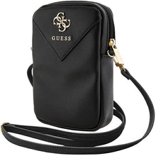 Заредете изображение във визуализатора на галерията – Guess Zip Triangle 4G bag - black
