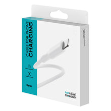 Заредете изображение във визуализатора на галерията – Benks Cable D45 - USB to Lightning - 2,4A 1,2 metres white
