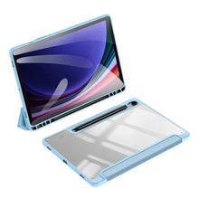 Заредете изображение във визуализатора на галерията – Dux Ducis Toby case with flap and stand for Samsung Galaxy Tab S9 / S9 FE - blue
