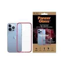 Заредете изображение във визуализатора на галерията – PanzerGlass ClearCase antibacterial Military Grade certified case for iPhone 13 Pro - transparent pink
