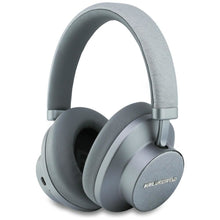 Заредете изображение във визуализатора на галерията – Wireless headphones ANC KARL LAGERFELD Saffiano Elongated KF003082 grey
