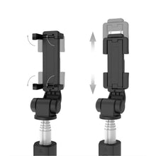 Заредете изображение във визуализатора на галерията – Tech-Protect L01S Bluetooth selfie stick with tripod up to 70cm - black
