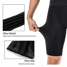 Заредете изображение във визуализатора на галерията – Rockbros RK2002XL cycling shorts short XL with padded bib shorts - black
