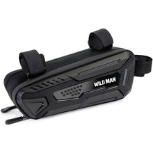Заредете изображение във визуализатора на галерията – WILDMAN traveling bag under the bike frame with zipper 1L M40 black
