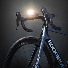 Заредете изображение във визуализатора на галерията – Rockbros JP008 front bicycle light for counter 5000mAh 150lm IPX6 - black
