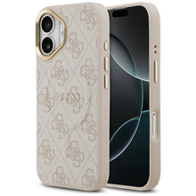 Заредете изображение във визуализатора на галерията – GUESS case for IPHONE 17 compatible with MagSafe GUHMP17SP4MSEGCP (PU 4G W/ Classic) pink
