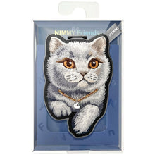 Заредете изображение във визуализатора на галерията – NIMMY magnetic hanger DENIM FASHION BRITISH SHORTHAIR CAT black
