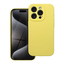 Заредете изображение във визуализатора на галерията – Case SILICONE 2mm for IPHONE 16 Pro lemon
