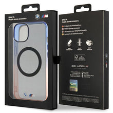 Заредете изображение във визуализатора на галерията – BMW Gradient Bumper MagSafe case for iPhone 14 Plus - gray
