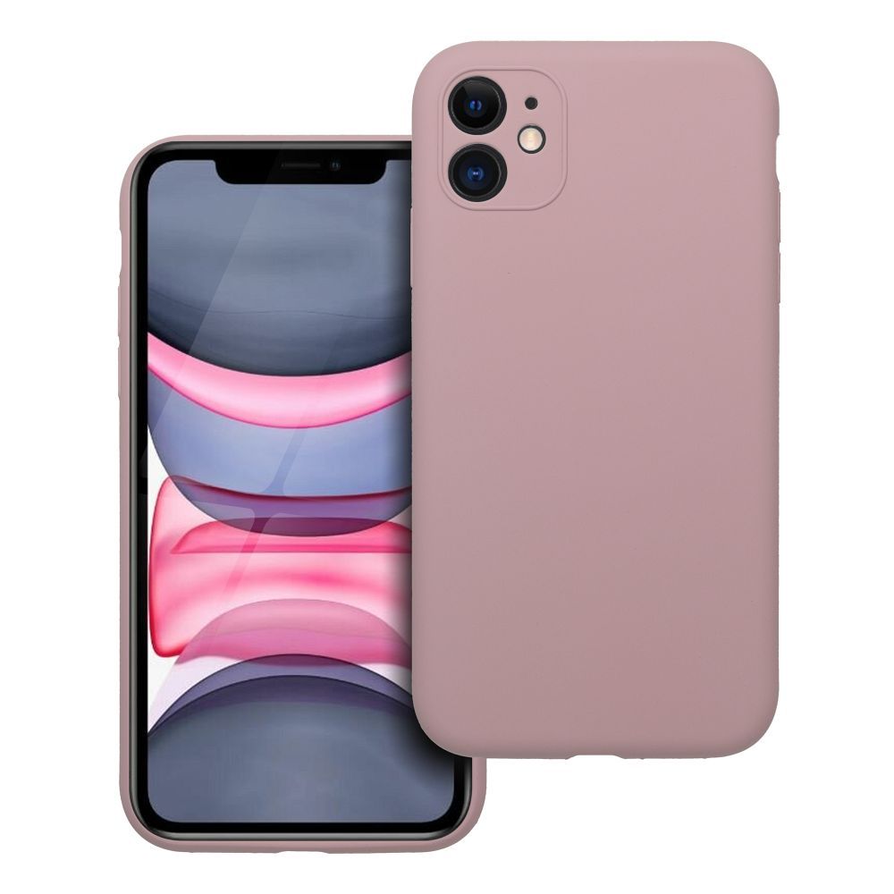 Силиконов гръб 2mm за IPHONE 11 sand розов