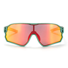 Заредете изображение във визуализатора на галерията – Rockbros 14110009002 photochromic cycling glasses for children 8-14 years old - green
