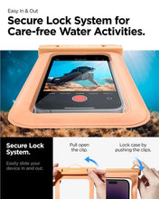 Заредете изображение във визуализатора на галерията – Spigen Aqua Shield A601 case waterproof IPX8 - orange 2 pcs.
