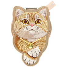 Заредете изображение във визуализатора на галерията – NIMMY magnetic hanger DENIM FASHION GINGER CAT brown
