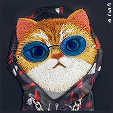 Заредете изображение във визуализатора на галерията – NIMMY case GLASSES COOL CAT for IPHONE 15 black
