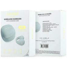 Заредете изображение във визуализатора на галерията – Wireless earphones OWS Guess Mini Classic turquise
