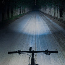 Заредете изображение във визуализатора на галерията – Rockbros 24510003001 front bicycle light 260 lm + USB-C - USB-A cable - black
