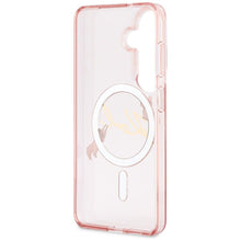Заредете изображение във визуализатора на галерията – KARL LAGERFELD case for SAMSUNG S26 KLHMS26S5HKSCAP (Magnetic IML KC Script) pink
