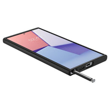 Заредете изображение във визуализатора на галерията – Spigen Enzo Aramid case for Samsung Galaxy S24 Ultra - matte black
