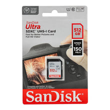 Заредете изображение във визуализатора на галерията – SANDISK карта памет ULTRA SDXC 512GB 150MB/s
