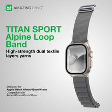 Заредете изображение във визуализатора на галерията – Amazing Thing Band Titan Sport Band TSP49GY for Apple Watch 49/45 grey
