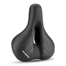 Заредете изображение във визуализатора на галерията – Rockbros 38218916001 MTB bicycle saddle - black
