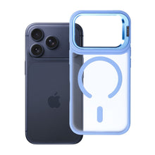 Заредете изображение във визуализатора на галерията – Case for iPhone 18 Pro / 17 Pro Forcell F-Protect Shadow Stand Premium compatible with MagSafe light blue
