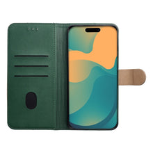 Заредете изображение във визуализатора на галерията – Flip case for Xiaomi Redmi NOTE 17 PRO MAX 5G Split Book green and gold
