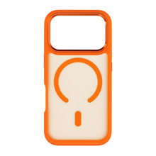 Заредете изображение във визуализатора на галерията – Case for iPhone 18 Pro / 17 Pro Forcell F-Protect Smoke Hybrid Premium compatible with MagSafe orange
