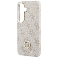 Заредете изображение във визуализатора на галерията – GUESS case for SAMSUNG S26 GUHMS26SP4GRMDEP (4G Rhinestone Round Logo MagSafe) pink
