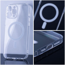 Заредете изображение във визуализатора на галерията – Clear Mag Cover (MID) case compatible with MagSafe for IPHONE 14 PRO MAX
