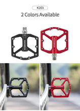 Заредете изображение във визуализатора на галерията – Rockbros K203-BK bicycle pedal set - black
