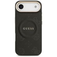 Заредете изображение във визуализатора на галерията – GUESS case for IPHONE 17 Air compatible with MagSafe GUHMP17MPSAMSECK (PU W/ Peony Hot Stamp) black
