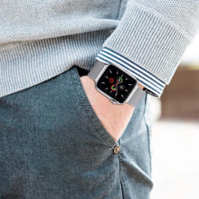 Заредете изображение във визуализатора на галерията – Tech-Protect MilaneseBand for Apple Watch 4 / 5 / 6 / 7 / 8 / 9 / SE / Ultra 1 / 2 (42/44/45/49 mm) - Silver
