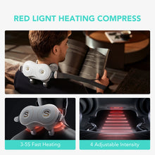 Заредете изображение във визуализатора на галерията – SKG H7-E neck massager with compress and red light - white
