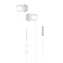 Заредете изображение във визуализатора на галерията – BLUE STAR wire earphones Jack 3,5 mm with microphone PA-E67 1,2 m white
