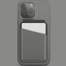 Заредете изображение във визуализатора на галерията – Uniq Lyden DS magnetic RFID wallet with phone stand - gray and black
