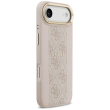 Заредете изображение във визуализатора на галерията – GUESS case for IPHONE 17 Air compatible with MagSafe GUHMP17MPG4SEMCP (PU W/ 4G Stripe) pink
